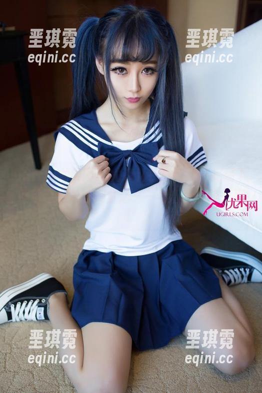 UGirls尤果网 - 尤菲儿在白裙里，高清下载就像拐角的美食店——看着就想咬一口！