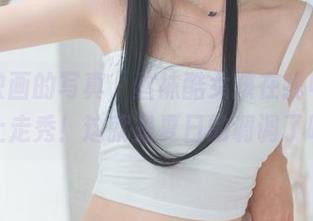 喵糖映画的写真，丝袜酷女孩在我电脑屏幕上走秀！这就是夏日的调调了吧！