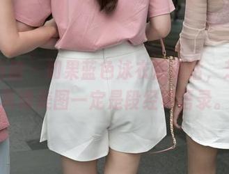 魔镜街拍 – 如果蓝色泳衣能说话，芝芝的高清美图一定是段经典语录。