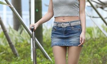魔镜街拍美图，难以抗拒的连衣裙OL美女合集，注意别掉了下巴